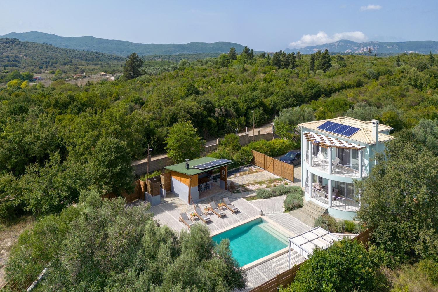 Villa Serenity - Off Grid Villa Pouládes Buitenkant foto